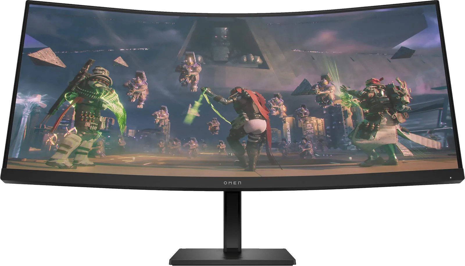 HP OMEN 34c Ultrawide VA HDR Curved Gaming Monitor 34" QHD 3440x1440 165Hz με Χρόνο Απόκρισης 1ms GTG - Image 1