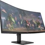 HP OMEN 34c Ultrawide VA HDR Curved Gaming Monitor 34" QHD 3440x1440 165Hz με Χρόνο Απόκρισης 1ms GTG