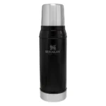 Stanley Classic Legendary Μπουκάλι Θερμός Ανοξείδωτο BPA Free 750ml Matte Black Pebble με Καπάκι-Κύπελλο 10-01612-028