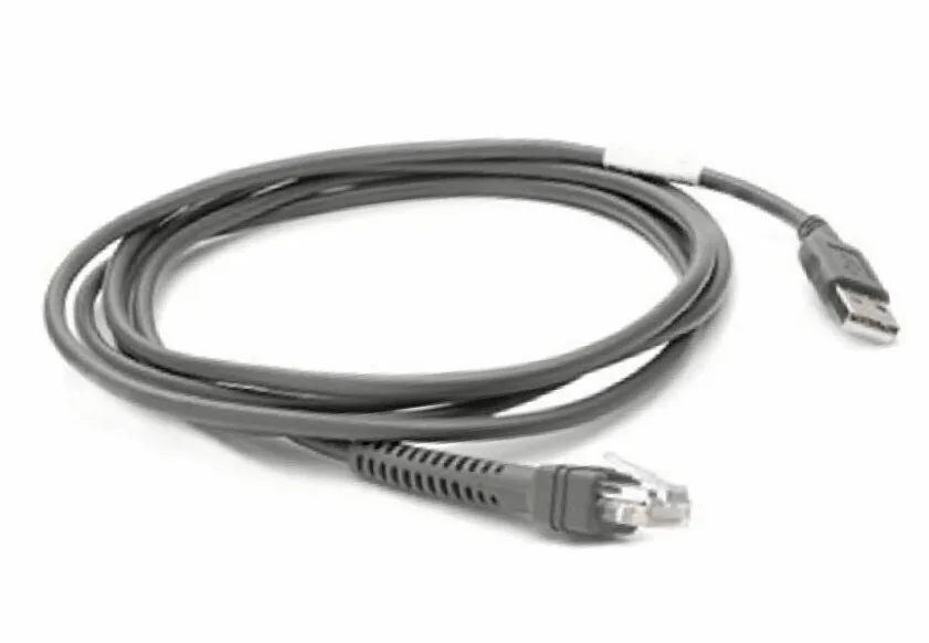 Zebra USB 2.0 Cable USB-A male - RJ45 Μαύρο 2.1m (CBA-U21-S07ZBR) - Image 1