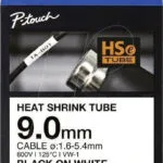Brother Ταινία Ετικετογράφου 1.5m x 9mm σε Μαύρο Χρώμα HSE-221E