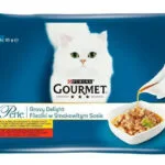 Gourmet Υγρή Τροφή για Ενήλικες Γάτες σε Φακελάκι με Λαχανικά 4x85gr