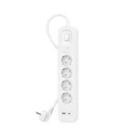 Belkin Πολύπριζο με 1 USB-A, 1 USB-C και Καλώδιο 2m SRB001VF2M