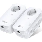 TP-LINK TL-PA8010P KIT v4 Powerline Διπλό για Ενσύρματη Σύνδεση με Passthrough Πρίζα και Θύρα Gigabit Ethernet