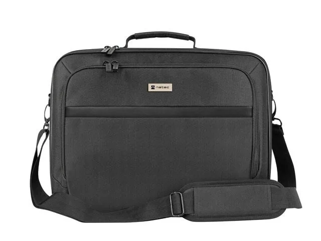 Natec Boxer Lite Τσάντα Ώμου / Χειρός για Laptop 15.6" σε Μαύρο χρώμα - Image 1