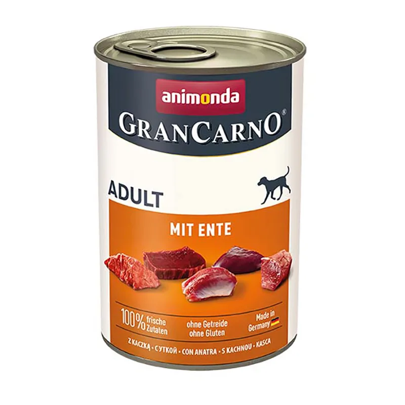 20230810101236_3762903a Animonda GranCarno Υγρή Τροφή Σκύλων σε Κονσέρβα με Πάπια χωρίς Σιτηρά & Γλουτένη 400gr DLPANMKAM0001 - Image 1