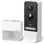 TP-LINK Κουδούνι Πόρτας Wi-Fi Συμβατό με Alexa και Google Home TAPO D230S1 v1 Λευκό