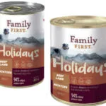 Family First Holidays Υγρή Τροφή Σκύλων σε Κονσέρβα με Αρνί, Βοδινό και Πατάτες χωρίς Γλουτένη 400gr FF-19100 FF-19016