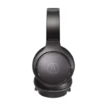 Audio Technica ATH-S220BT Ασύρματα / Ενσύρματα On Ear Ακουστικά με 60 ώρες Λειτουργίας και Quick Charge Μαύρα