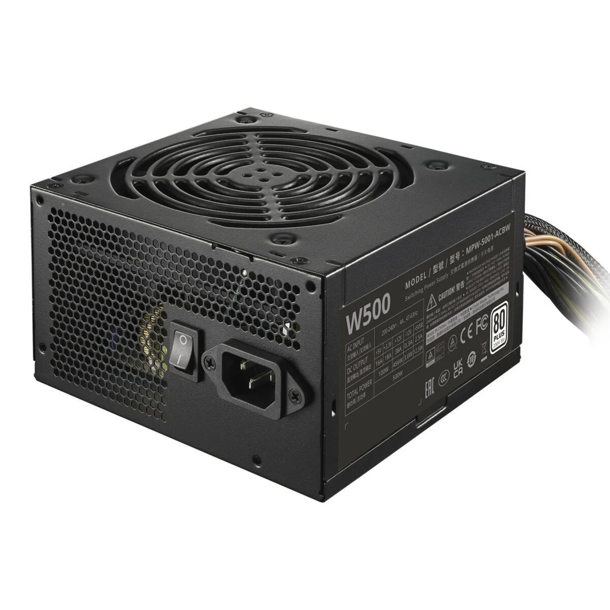 20230811103733_4eacd879 CoolerMaster Elite NEX White 500 500W Μαύρο Τροφοδοτικό Υπολογιστή Full Wired 80 Plus Standard - Image 1