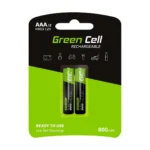 Green Cell Επαναφορτιζόμενες Μπαταρίες AAA Ni-MH 800mAh 1.2V 2τμχ