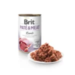Brit Paté & Meat Υγρή Τροφή Σκύλων σε Κονσέρβα με Αρνί χωρίς Σιτηρά & Γλουτένη 400gr 308455 DLZRITKMP0044