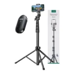 Ugreen Selfie Stick Τρίποδο Κινητού με Bluetooth Μαύρο 15609