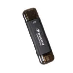 Transcend ESD310C 2TB USB 3.2 SSD Stick με σύνδεση USB-A & USB-C Μαύρο