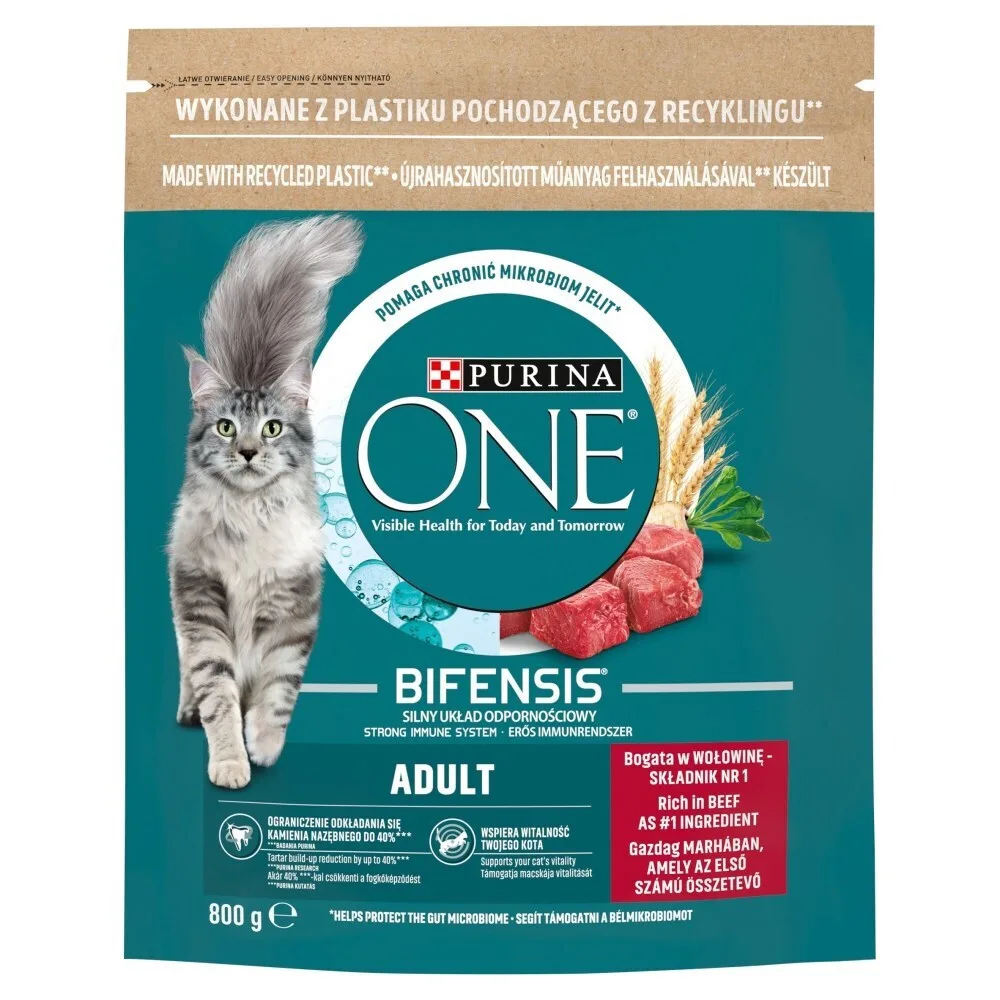 20230828122300_purina_one_bifensis_adult_xira_trofi_gia_enilikes_gates_me_vodino_0_8kg Purina One Ξηρά Τροφή χωρίς Γλουτένη για Ενήλικες Γάτες με Βοδινό 0.8kg - Image 1