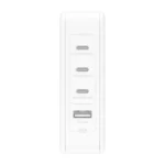 Belkin Φορτιστής Χωρίς Καλώδιο GaN με Θύρα USB-A και 3 Θύρες USB-C 140W Λευκός (WCH014BTWH)