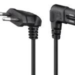Goobay Euro - IEC C7 Cable 2m Μαύρο 97350