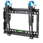 Esperanza ERW010 Βάση Τηλεόρασης Τοίχου έως 50" και 25kg Μαύρο