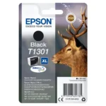 Epson T1301 Γνήσιο Μελάνι Εκτυπωτή InkJet Μαύρο (C13T13014022)