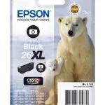 Epson 26XL Γνήσιο Μελάνι Εκτυπωτή InkJet Μαύρο (C13T26314022)