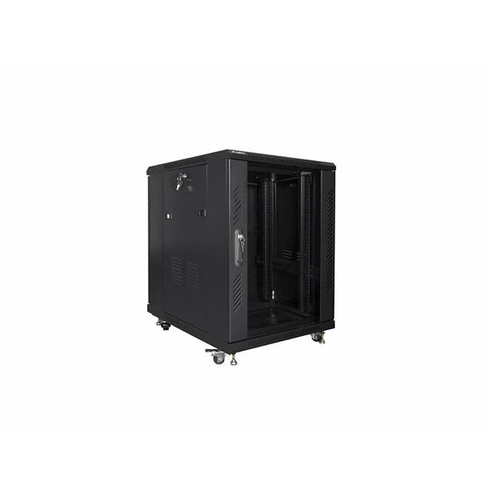 Lanberg Επιτοίχια Καμπίνα Rack 15U 60x80x84.8cm Μαύρο FF01-6815-12B - Image 1