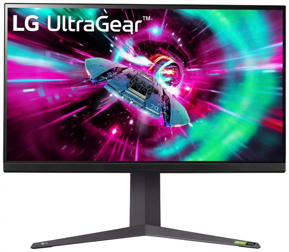 LG 32GR93U-B IPS HDR Gaming Monitor 32" 4K 3840x2160 144Hz με Χρόνο Απόκρισης 1ms GTG - Image 1