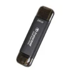 Transcend ESD310C 256GB USB 3.2 SSD Stick με σύνδεση USB-C & USB-A Μαύρο