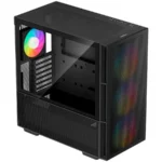 Deepcool CH560 Gaming Midi Tower Κουτί Υπολογιστή με Πλαϊνό Παράθυρο και RGB Φωτισμό Μαύρο