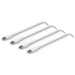 Belkin 2Pack Braided USB 2.0 Cable USB-C male - USB-C 60W Λευκό 1m CAB004BT1MWH2PK
