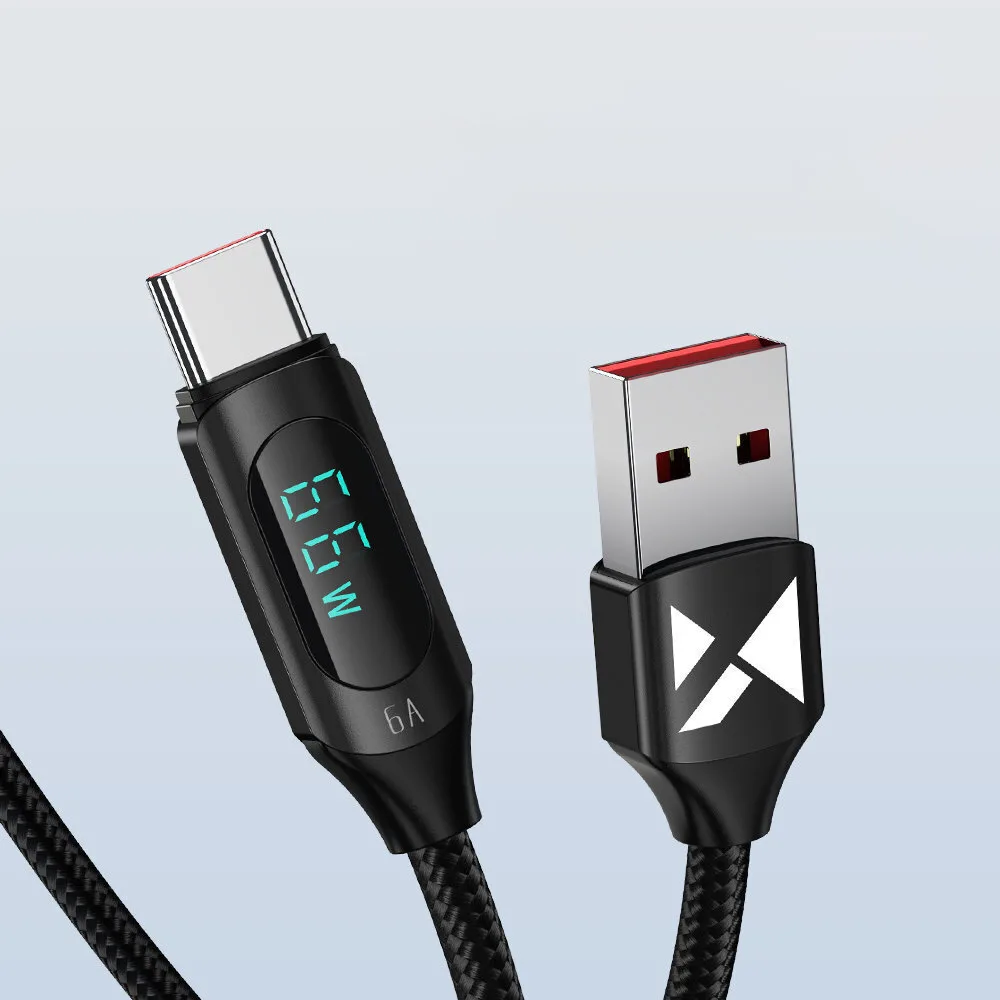 20230904141559_ef5e7a66 Wozinsky Braided USB 2.0 Cable USB-C male - USB-A 66W Μαύρο 2m (WUACC2) - Image 1