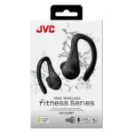 JVC HA-EC25T In-ear Bluetooth Handsfree Ακουστικά με Αντοχή στον Ιδρώτα και Θήκη Φόρτισης Μαύρα