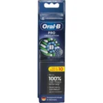 Oral-B Pro CrossAction Ανταλλακτικές Κεφαλές για Ηλεκτρική Οδοντόβουρτσα Black 860465 10τμχ