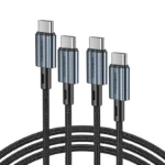 Choetech USB 2.0 Cable USB-C male - USB-C 60W Μαύρο 1.2m