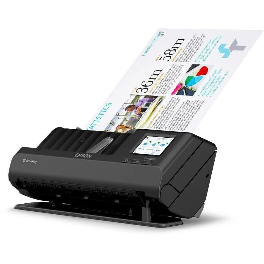 Epson WorkForce ES-C380W Sheetfed (Τροφοδότη χαρτιού) Scanner A4 με WiFi - Image 1