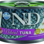 Farmina N&D Natural Υγρή Τροφή για Ενήλικες Γάτες σε Κονσέρβα με Τόνο χωρίς Γλουτένη 140gr PND140061