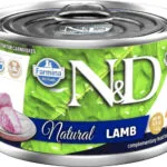 Farmina N&D Natural Υγρή Τροφή για Ενήλικες Γάτες σε Κονσέρβα με Αρνί χωρίς Γλουτένη 140gr PND140066