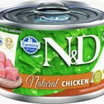 Farmina N&D Natural Υγρή Τροφή για Ενήλικες Γάτες σε Κονσέρβα με Κοτόπουλο χωρίς Γλουτένη 140gr PND140062