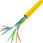 Lanberg U/UTP Cat.5e Καλώδιο Δικτύου Ethernet χωρίς ακροδέκτες 305m Κίτρινο 1τμχ LCU5-10CC-0305-Y