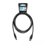 iBox USB 2.0 Cable USB-A male - USB-B male Μαύρο 1.8m (IKU2D18)