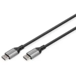Digitus Cable DisplayPort male - DisplayPort male 1m Μαύρο (DB-340105-010-S)
