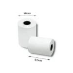 Qoltec Θερμική Χαρτοταινία Ταμειακής Π57xΔ41mm με Μήκος 16m 55gr/m² 10τμχ 51899