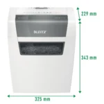 Leitz Καταστροφέας Εγγράφων Iq Home P4 6 Φύλλων με Κάδο 15lt 80340000