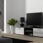 Soho Λευκό Μ180xΠ43xΥ37cm SOHORTV180SZ/BI