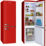 Amica Retro Ψυγειοκαταψύκτης 244lt Υ181xΠ55xΒ61.5εκ. Κόκκινος KGCR 387100 R