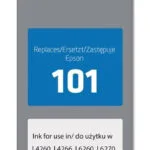 Active Jet Συμβατό Μελάνι Εκτυπωτή InkJet Epson 101 70ml Κίτρινο 1τμχ AE-101Y INK