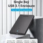 Vention Θήκη για Σκληρό Δίσκο 2.5" SATA III με σύνδεση USB 3.1 KPBB0
