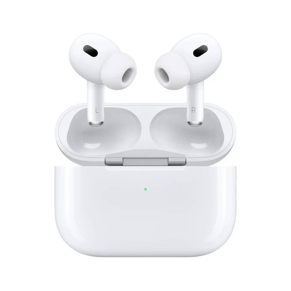 20230912214609_apple_airpods_pro_2nd_generation_with_magsafe_charging_case_usb_c_in_ear_bluetooth_handsfree_akoustika_me_antochi_ston_idrota_kai_thiki_fortisis_leyka Apple AirPods Pro 2 με MagSafe Charging Case (USB‑C) In-ear Bluetooth Handsfree Ακουστικά με Αντοχή στον Ιδρώτα και Θήκη Φόρτισης Λευκά - Image 1