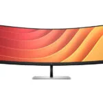 HP E45c G5 Ultrawide VA Curved Gaming Monitor 44.5" 5120x1440 165Hz με Χρόνο Απόκρισης 3ms GTG