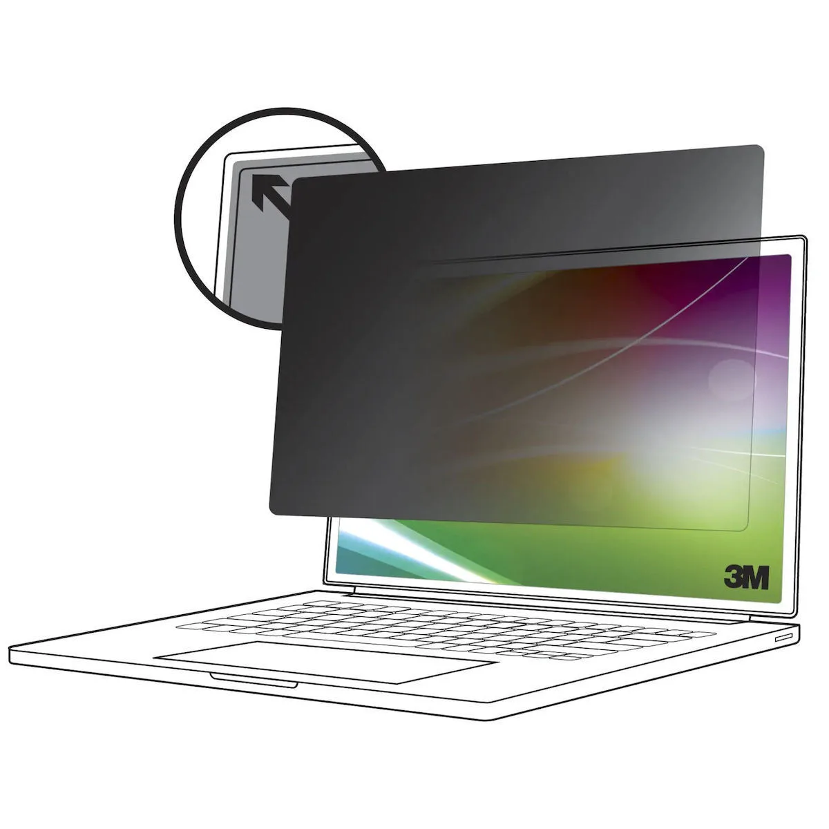 20230914133327_3m_privacy_filtro_othonis_gia_macbook_pro16_2019 3M Privacy Φίλτρο Οθόνης για MacBook Pro16 2019 - Image 1