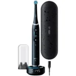 Oral-B Io Series 10 Ηλεκτρική Οδοντόβουρτσα με Χρονομετρητή, Αισθητήρα Πίεσης και Θήκη Ταξιδίου Μαύρη